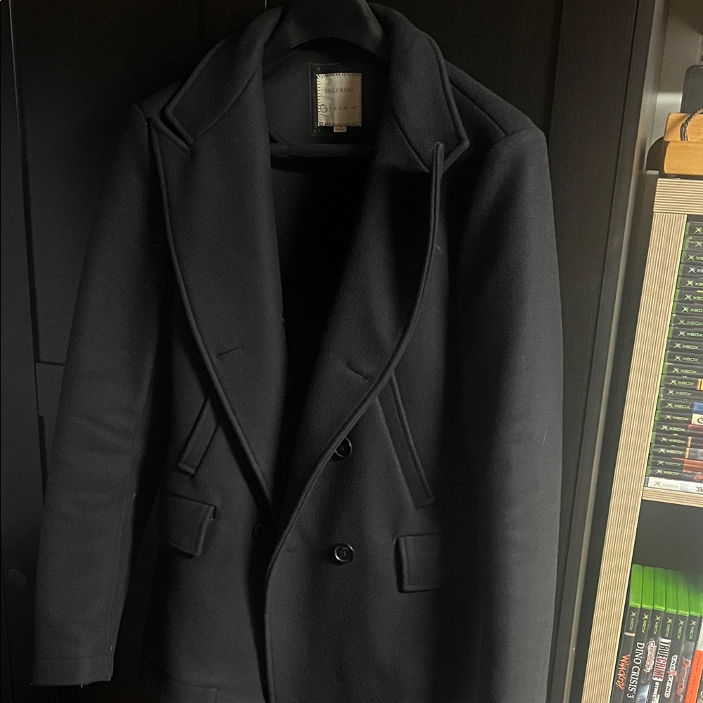 Billy Reid Men’s Navy Iconic Bond Coat